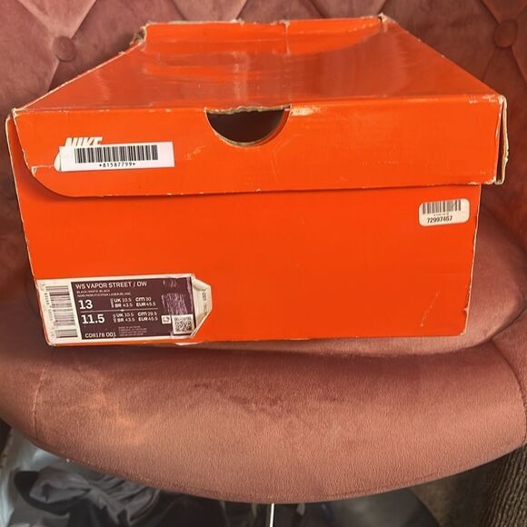 Nike Off-White WMNS Vapor Street “Laser Fuchsia” (S/N: CD8178-001) size 13 (11M) - Picture 9 of 11